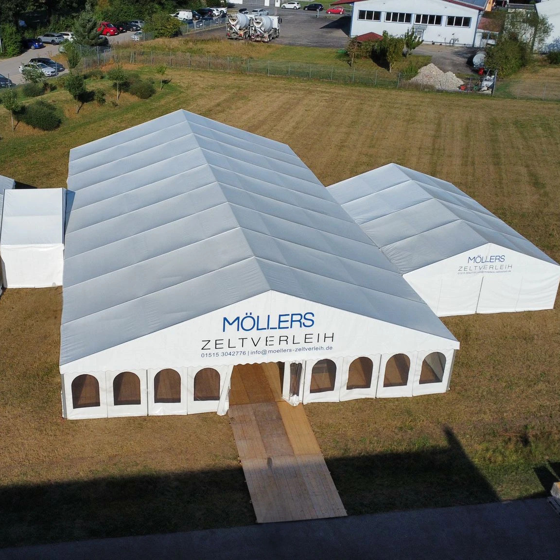 Kombizelt (2) Quadratisch